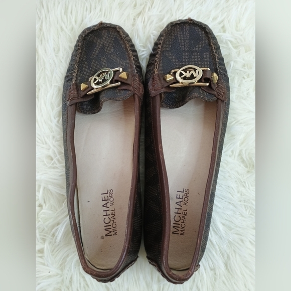 Michael Kors Brown Loafers for Women - Picture 1 of 7